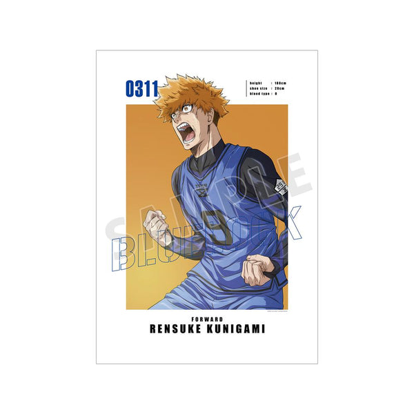 『ブルーロック』國神 錬介 キャラクタービジュアルA3マット加工ポスター【202510再販】